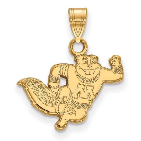 10k Yellow Gold U. of Minnesota Small Logo Pendant